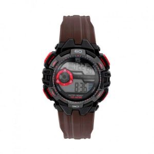 Reloj de hombre deportivo digital de pulso color café Yess watches - YP16717-02