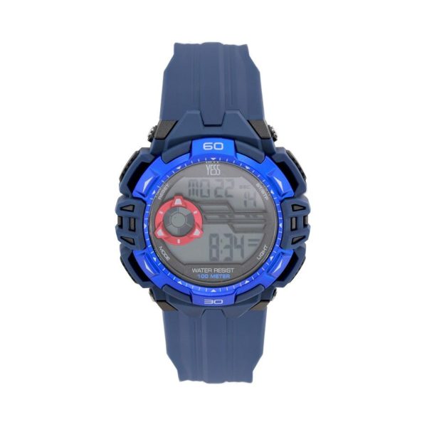 Reloj de hombre deportivo y digital color azul marino Yess Watches - YP16717-03