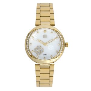 Reloj de mujer análogo clásico y circones blancos Yess Watches - C9262-01