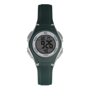 Reloj digital deportivo unisex pulso de color verde Yess Watches - YP18768-05