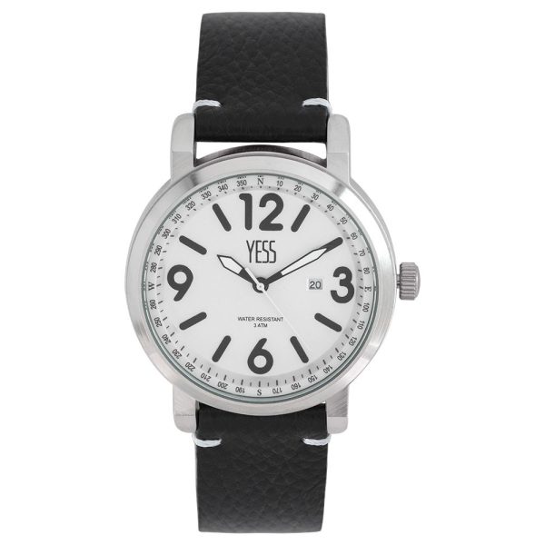 Reloj de hombre análogo estilo casual y correas de cuero Yess watches - SM-19915-01