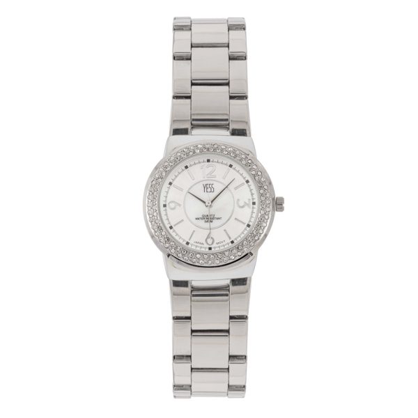 Reloj de mujer análogo de color plateado Yess Watches - K13490-01