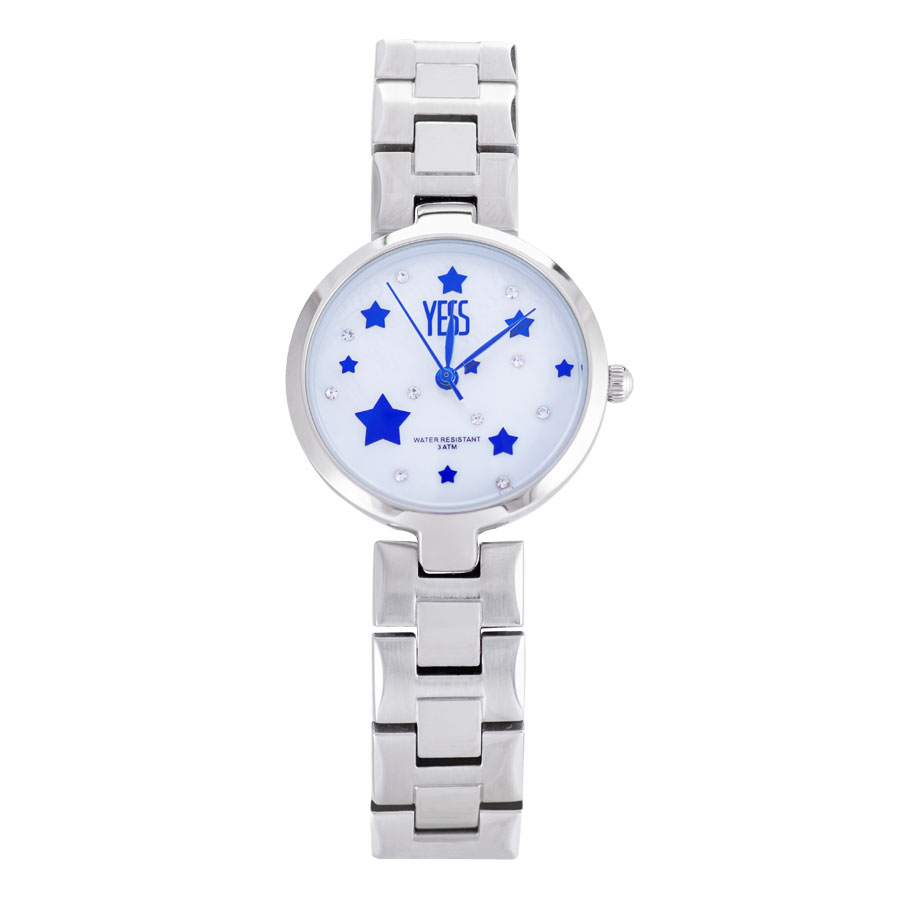 Reloj de mujer análogo diseño estrellas azul marca - Yess