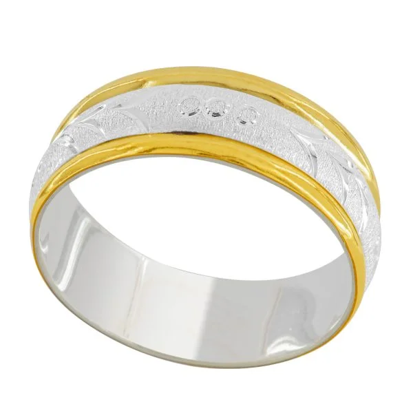 Anillo de compromiso antiestrés en plata italiana 925 Brilho - PAN1691107