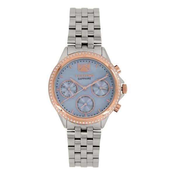Reloj de mujer análogo con micro circones blancos Tempus Watches SM-21006-01