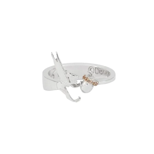 Anillo diseño campanita y bellota en plata italiana 925 Brilho - AN3DBH002-4