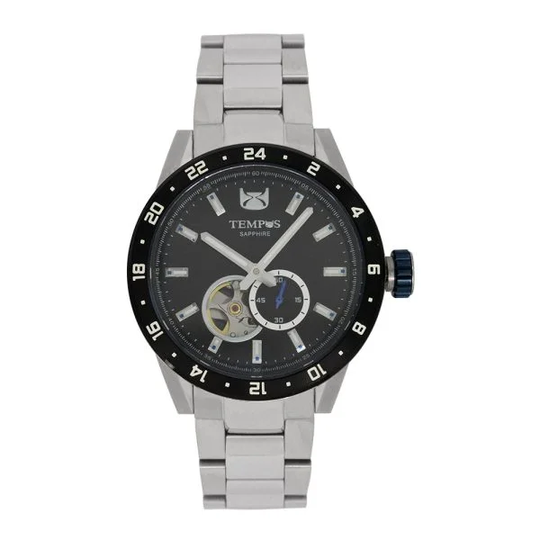 Reloj de hombre análogo y automático cristal zafiro Tempus - S17579A-02 