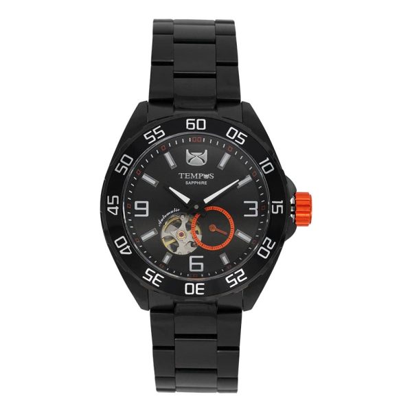 Reloj de Hombre Automático de color negro y cobre Tempus Watches - S17581A-03