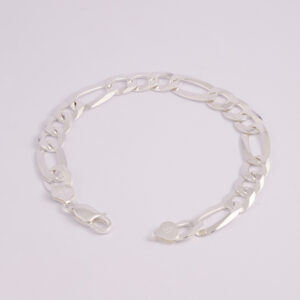 Pulsera Cartier Tejido Grueso. Plata Italiana 925. Peso de 16,6 Gramos. Largo de 22 cm. SKU: PPU012001A-16,6GR Brilho.