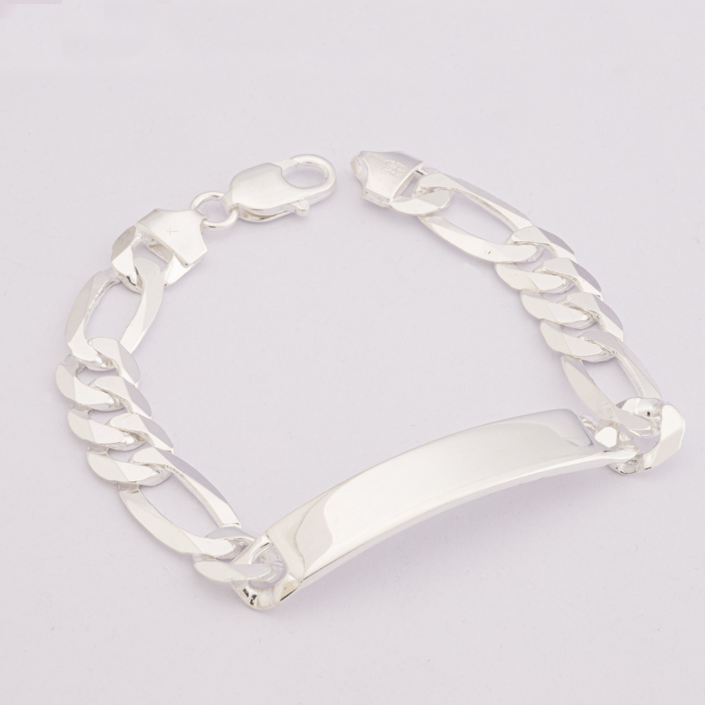 Pulseras Piochas de Hombre. Tejido Cartier. Plata Italiana 925. Peso de 20 Gramos. Largo de 19 cm. SKU: PPU1722003-20GR|19cm Brilho.